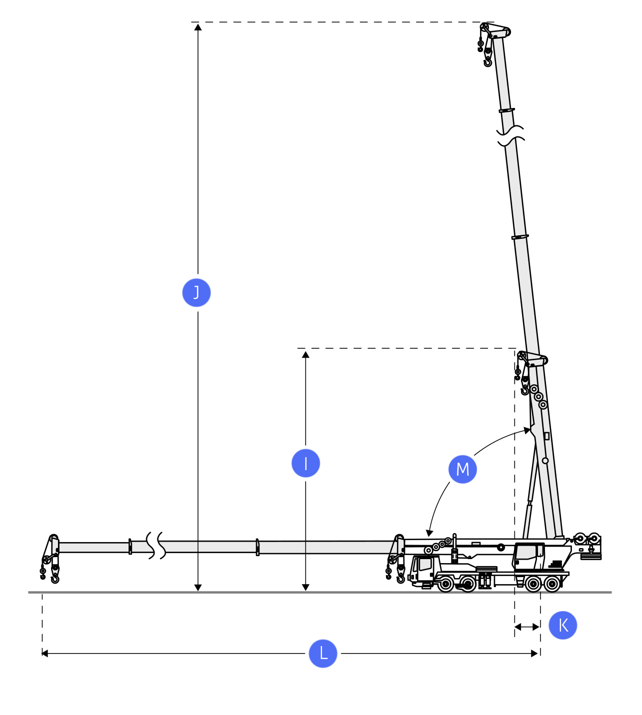Picture of a Zoomlion QY80V Hydraulic Truck Crane