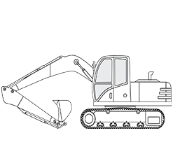Picture of a hydraulic_excavator_side-2