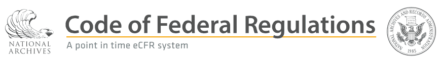 federal regulations logo