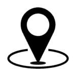 location pin map marker icon outline