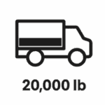 single axle truck weight limit 20,000 pounds